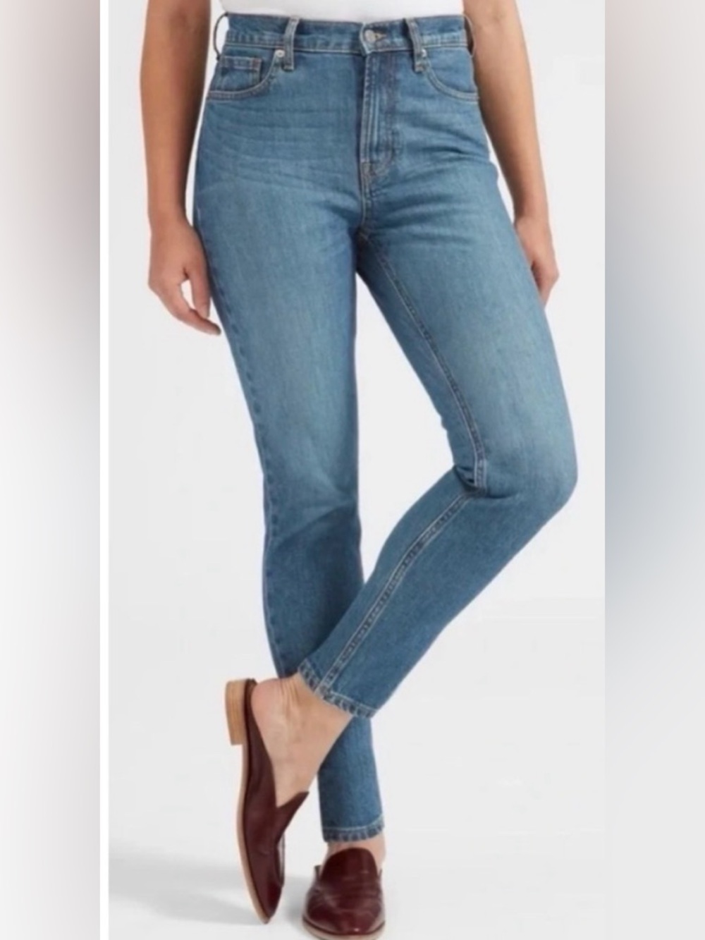 Everlane The High Rise Skinny Jeans 27 Ankle